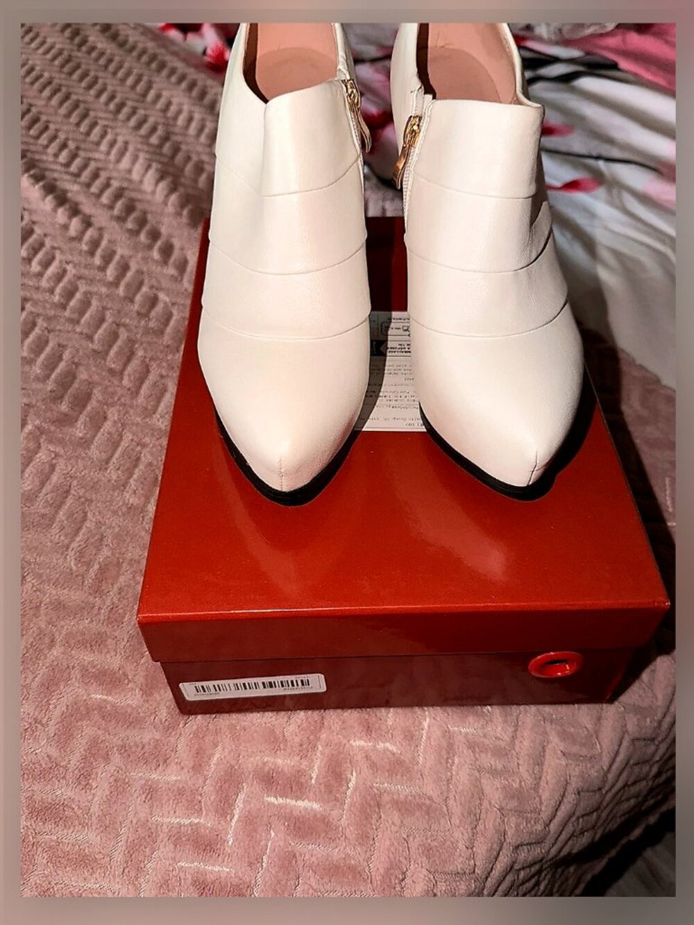 Ankle boot heels
